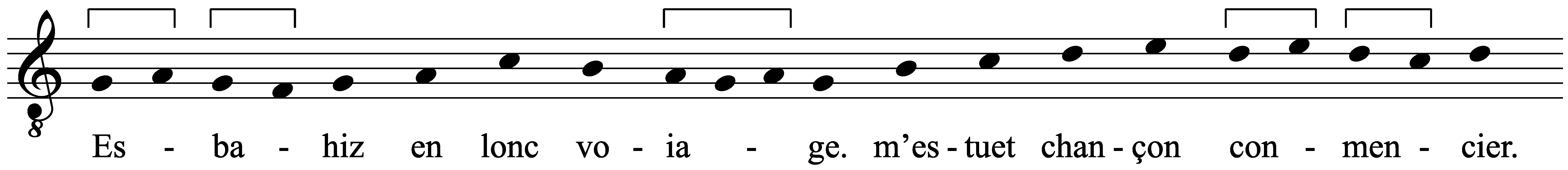 Work musical notation